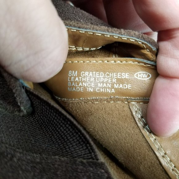 Aerosoles Shoes Womens Size 8 Brown Suede Side Zip Wedge - Picture 11 of 12